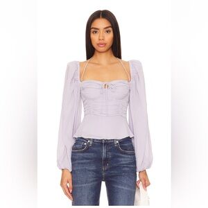 Roisin Top In Periwinkle - ASTR the label